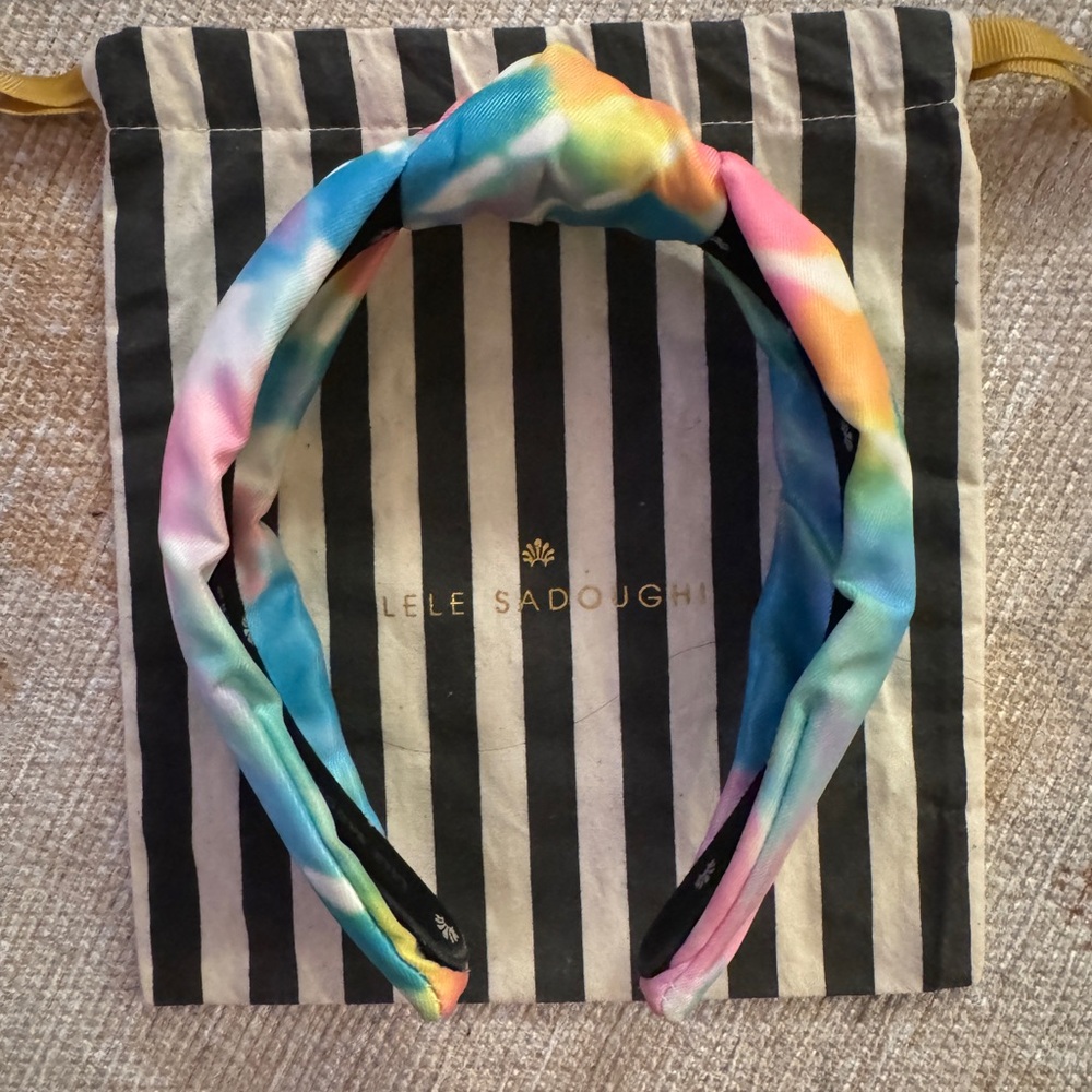 Lele Sadoughi x Stoney Clover Rainbow Knotted Headband